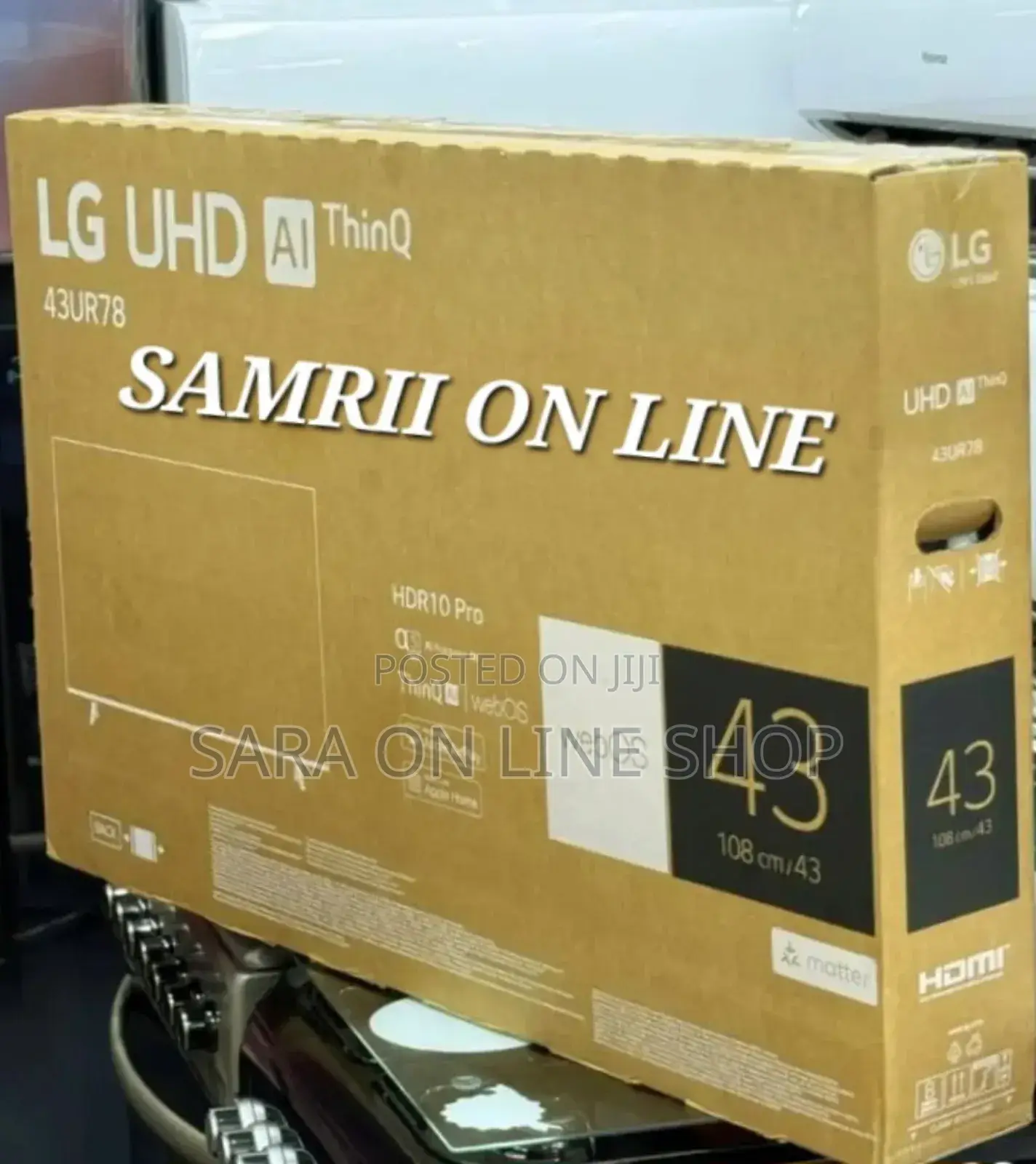 Lg 43" Smart Tv New 2025 5 Years Warranty Free Delivery