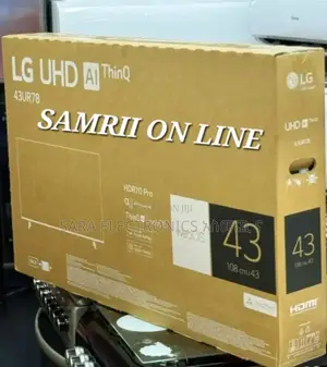 ◈LG 43" Smart TV ◈New 2025 ◈10_Years Warranty ◈Free Delivery
