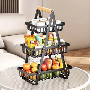 Photo - High Class Kitchen 3-Tier Fruit Basket ☛የፍራፍሬ ማስቀመጫ