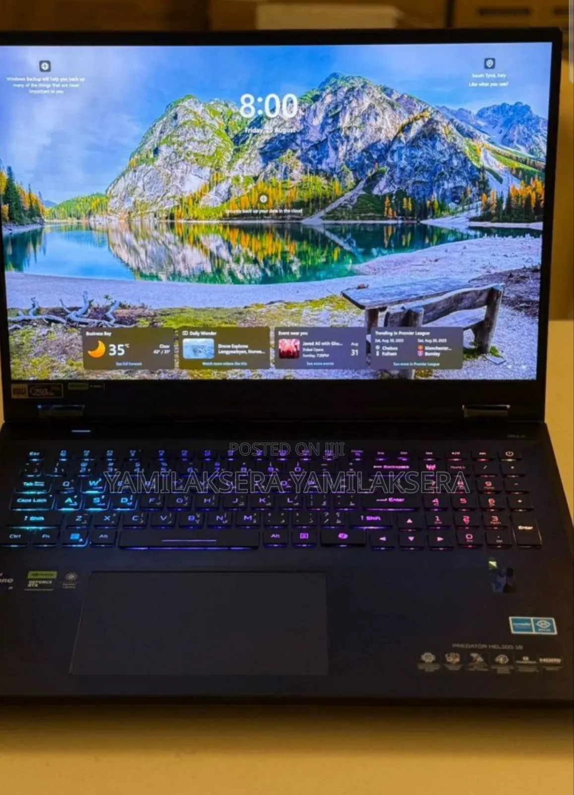 New Laptop Acer Predator Helios 18 PH18-71 32GB Intel Core I9 SSD 1T