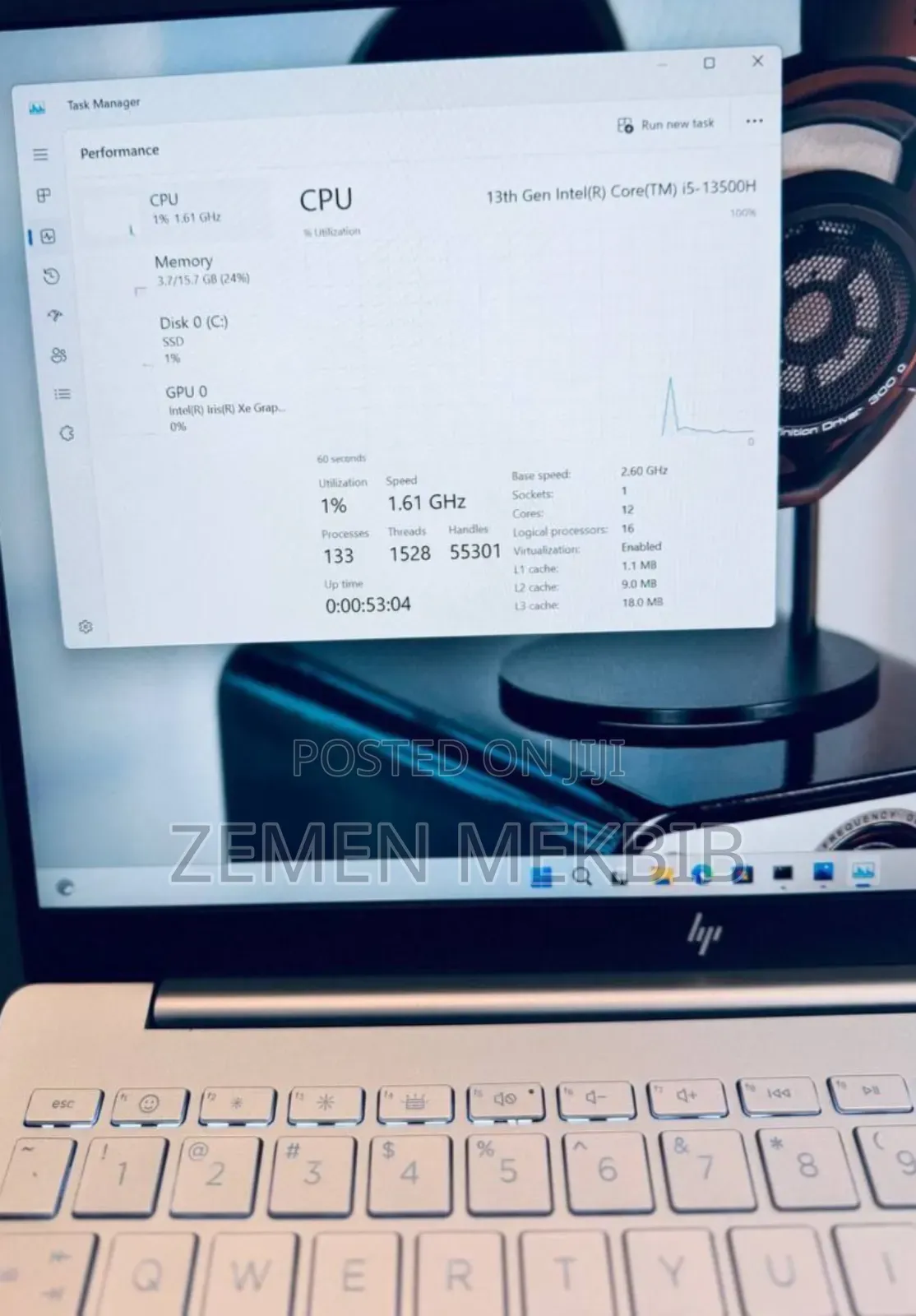 New Laptop HP Pavilion 15 16GB Intel Core I5 SSD 512GB