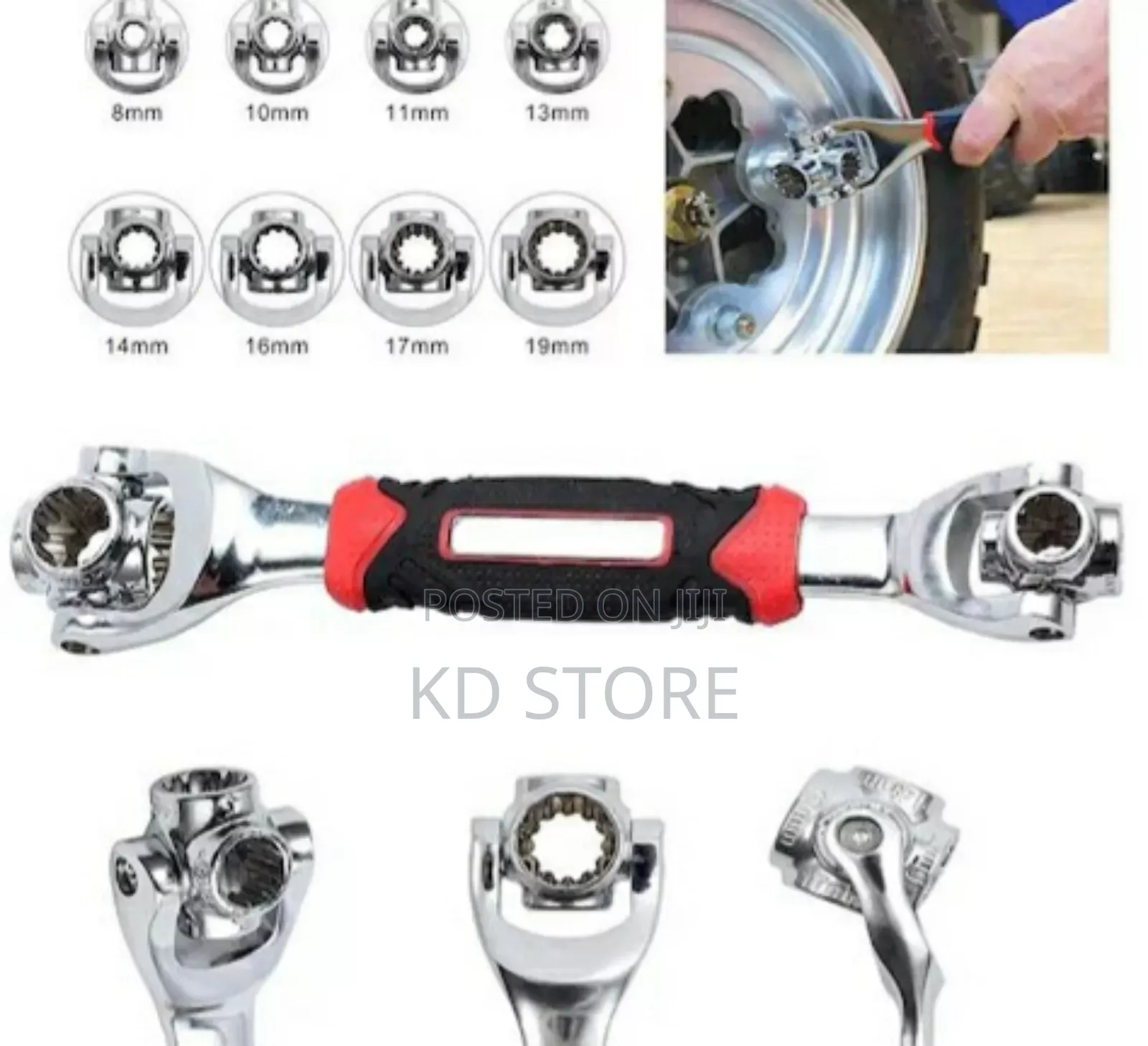 Multifunctional Universal Socket Wrench