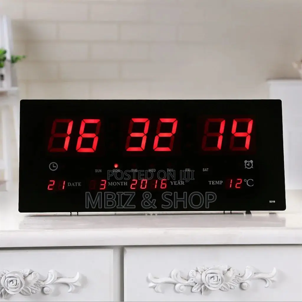 Led Wall Display Clock