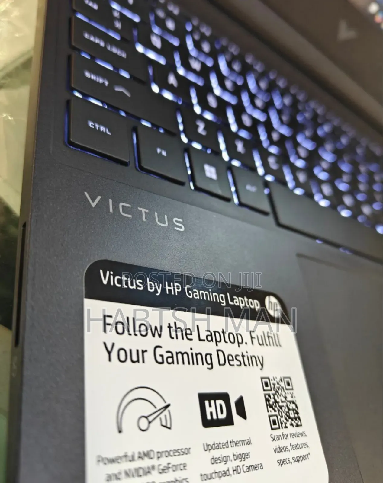 New Laptop HP Victus 15 16GB AMD Ryzen 7 SSD 512GB