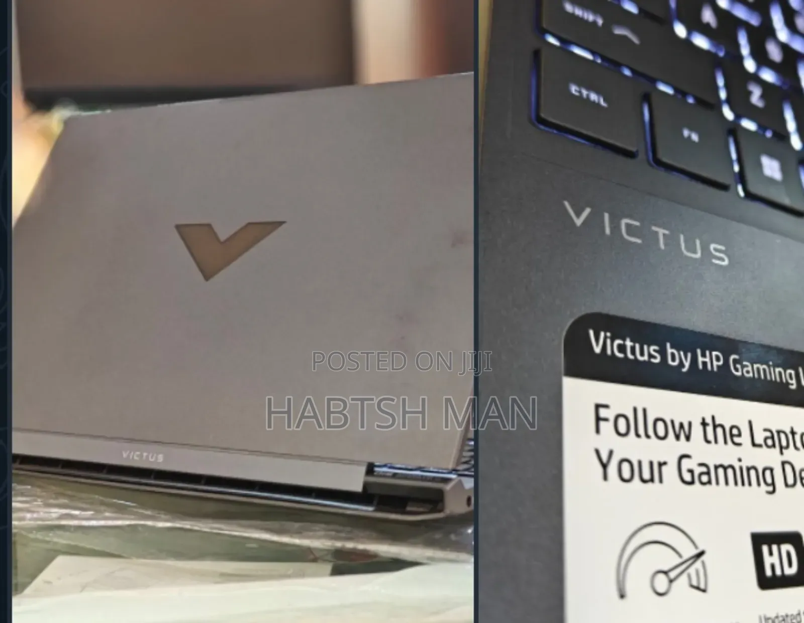New Laptop HP Victus 15 16GB AMD Ryzen 7 SSD 512GB