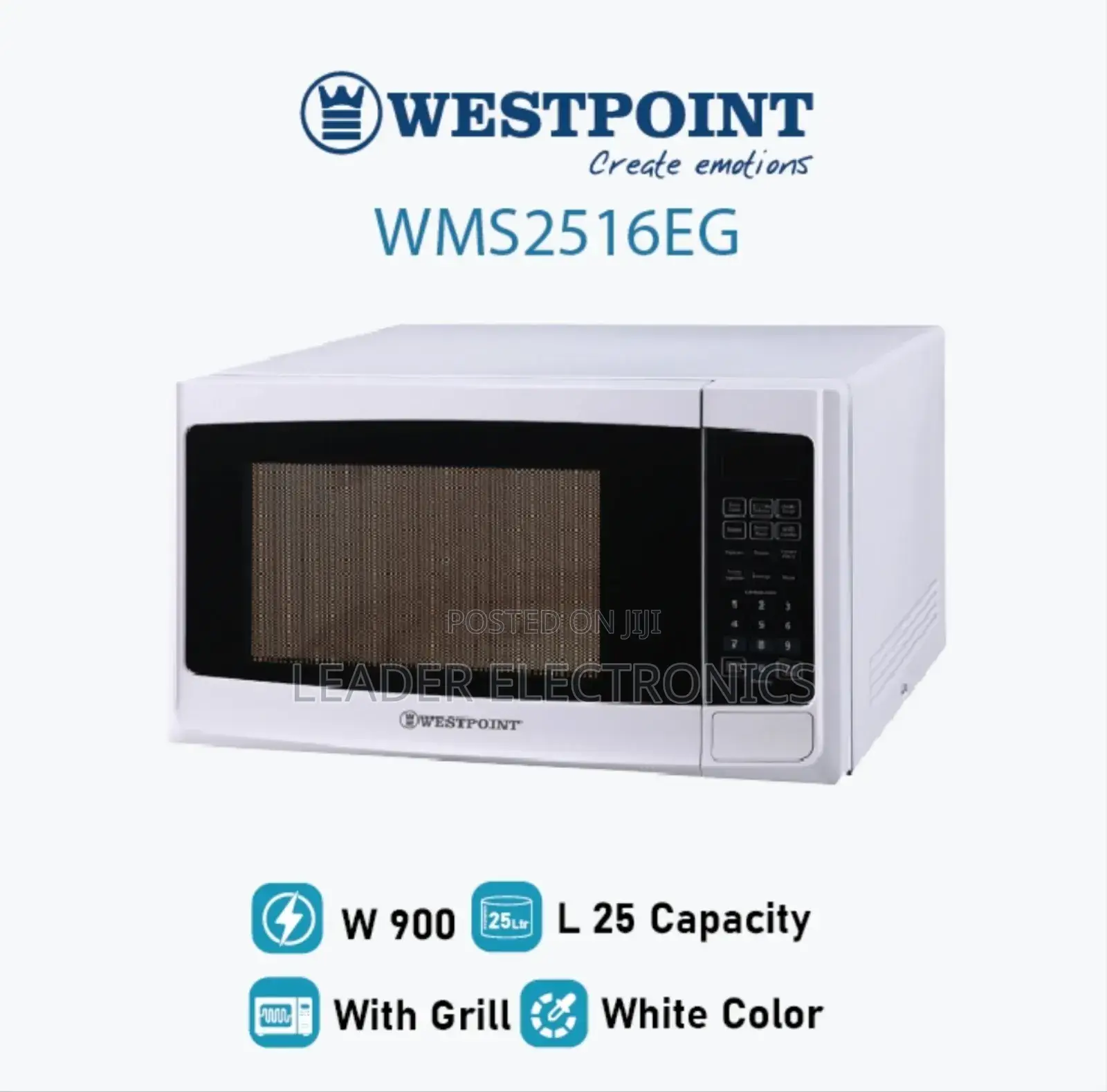 Fast, Easy Powerful! Westpoint 25l Microwave
