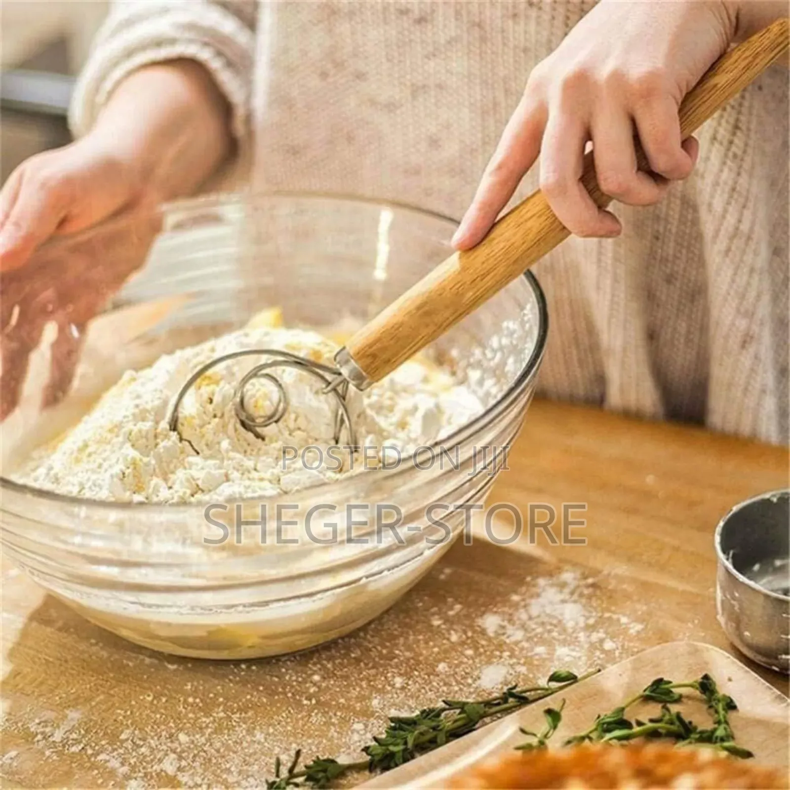 Orginal Danish Dough Whisker (የሊጥ ማቡኪያ እና ማቅጠኛ)