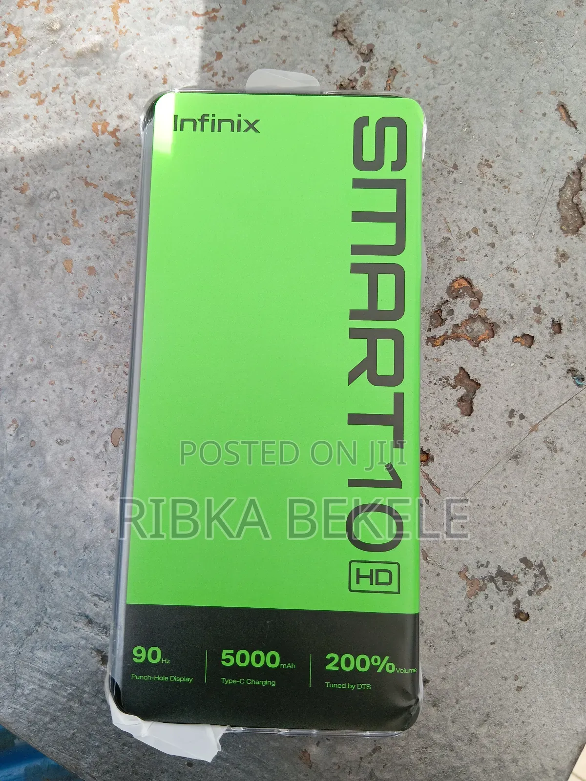 New Infinix Smart 10 128 GB Black