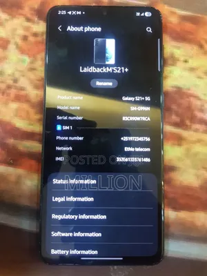 Samsung Galaxy S21+ 5G 256 GB Black