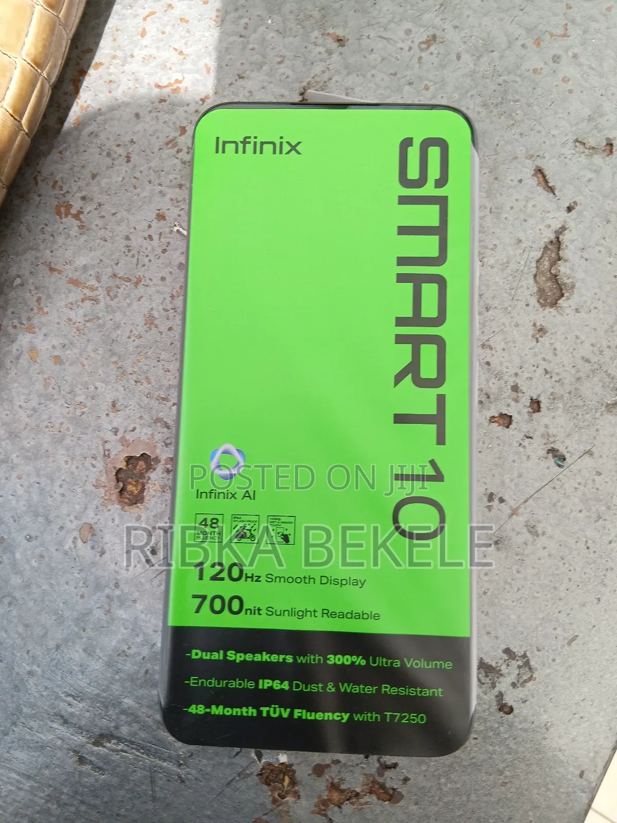 New Infinix Smart 10 128 GB Black