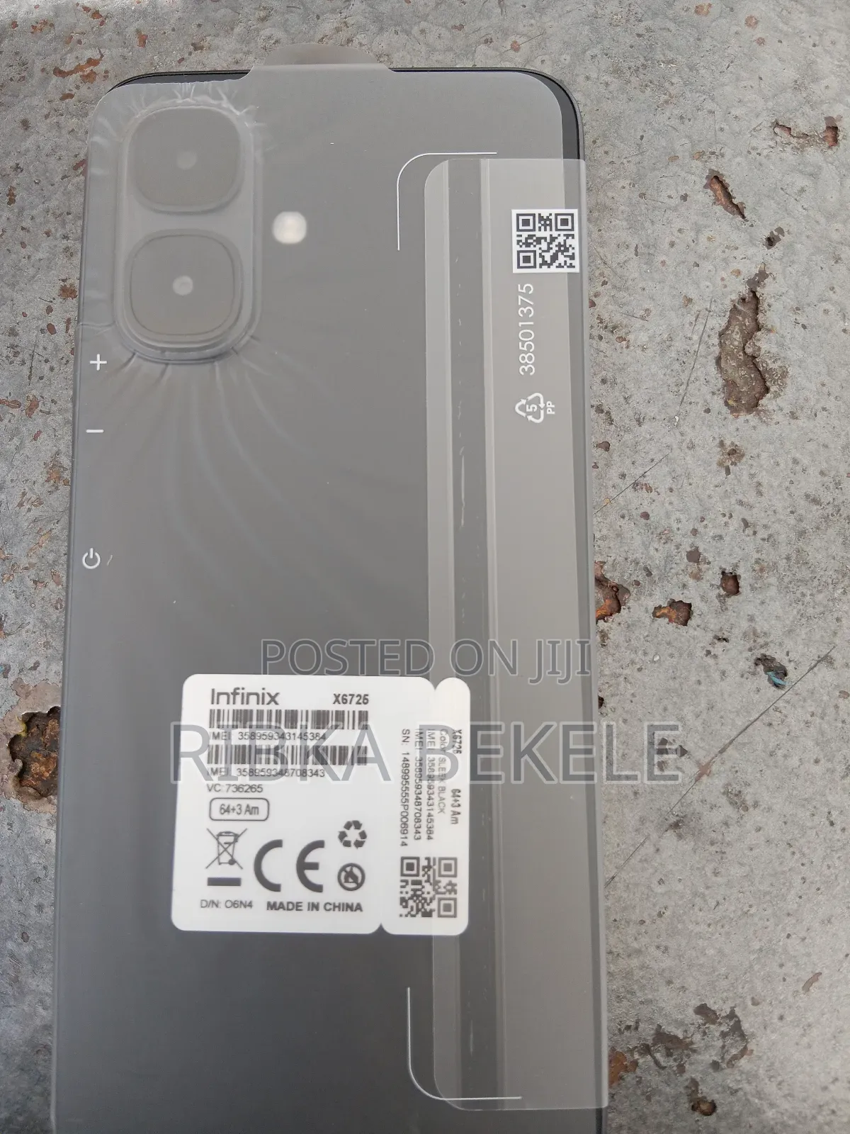 New Infinix Smart 10 128 GB Black