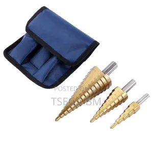 Photo - Iron Shark 3 PCS Step Drill Bit Set