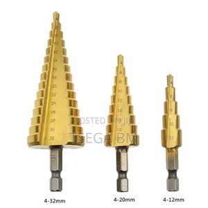 Iron Shark 3 PCS Step Drill Bit Set