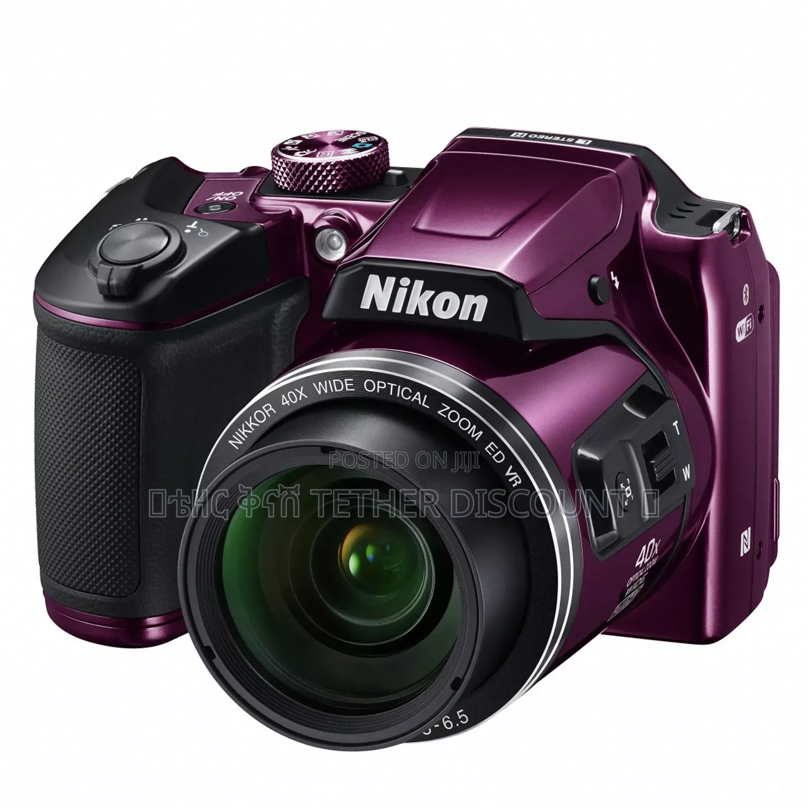 Nikkor 40x Wide Optical Zoom Ed Vr በባትሪ ድንጋይ የሚሰራ