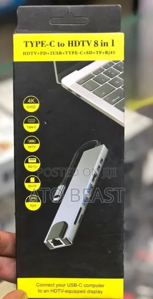 8-in-1 Usb-C to HDTV Multiport Adapter