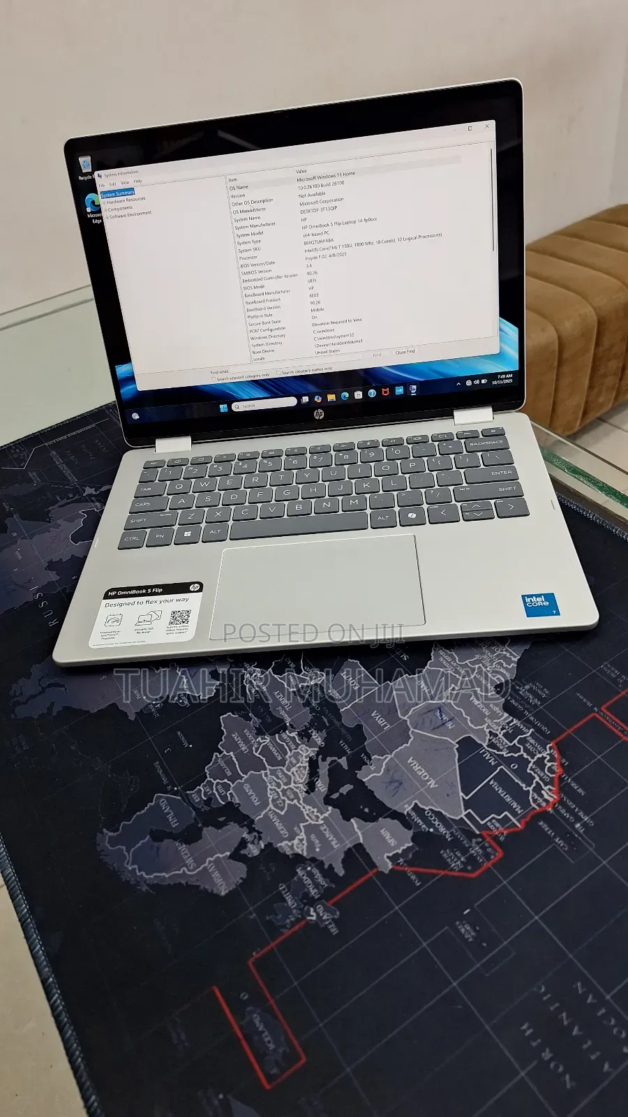 New Laptop HP OmniBook 5 Flip 14-Fp0023dx 16GB Intel Core I7 SSD 1T