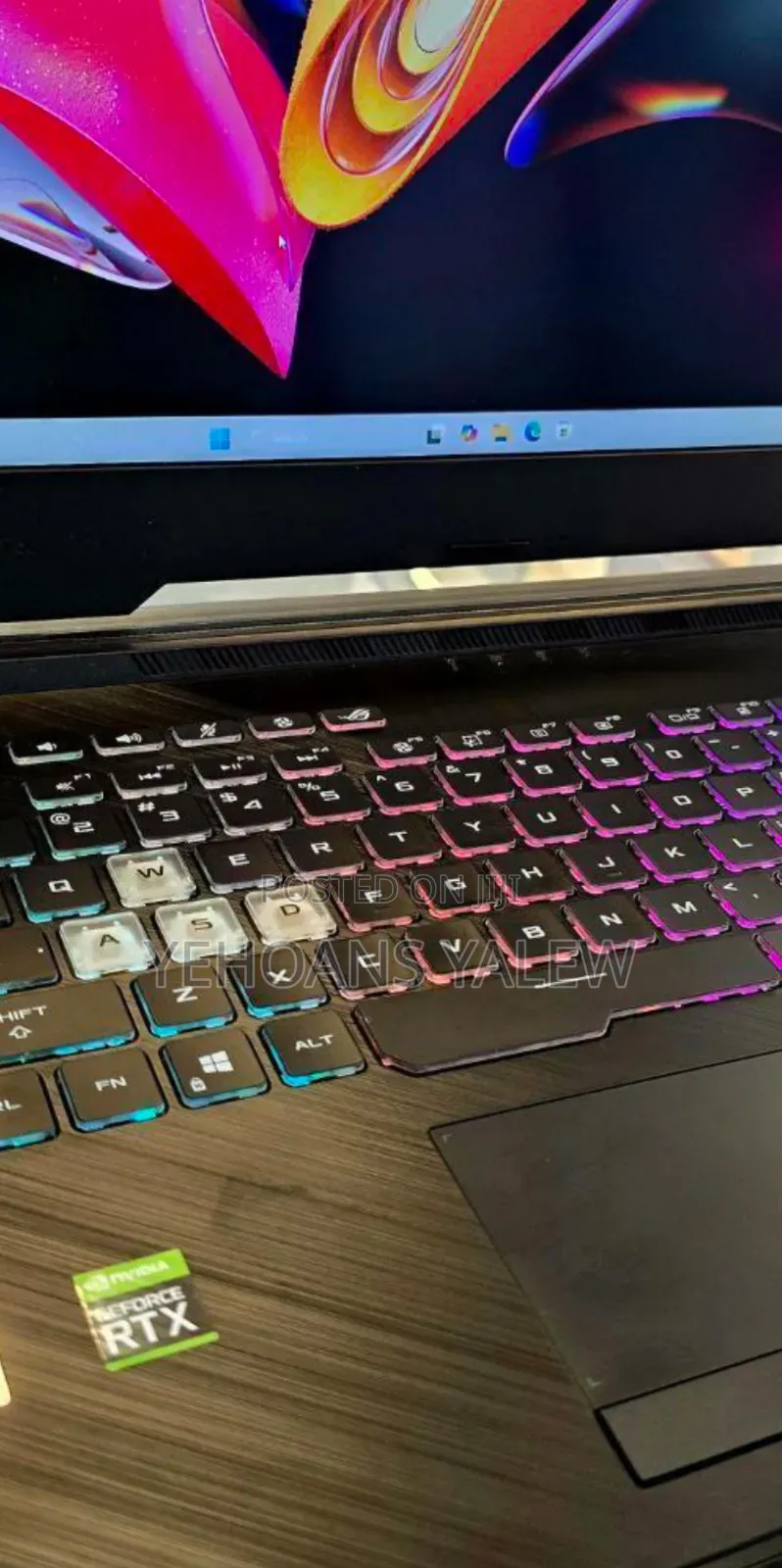 New Laptop Asus ROG Strix G15 16GB Intel Core I7 SSD 512GB