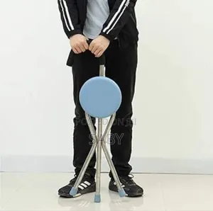 Foldable Crutch With Chair