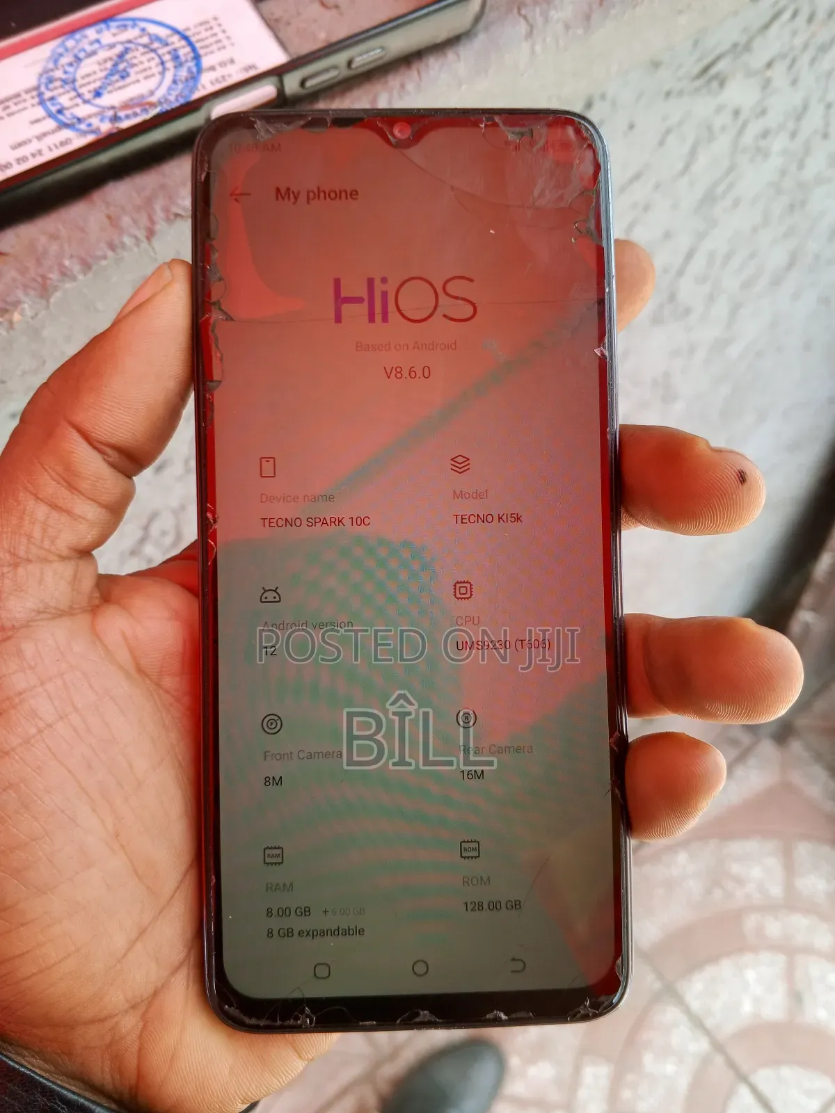 Tecno Spark 10C 128 GB Black