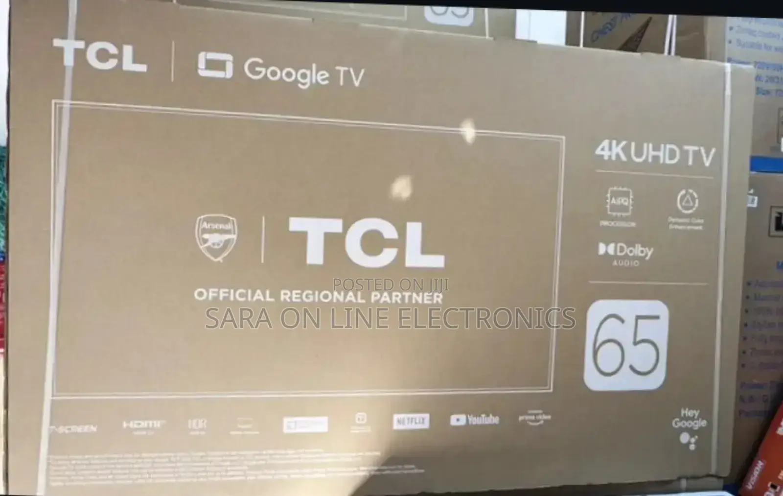 TCL 65" Tv Free Delivery 10 Years Warranty