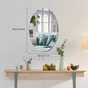 Photo - Acrylic Mirror Sticker (ስቲከር መስታወት
 ቢወድቅ የማይሰበር
 የራሱ መለጠፊያ ያለው)