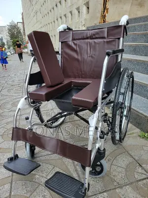 Toilet Wheelchair罽卜ለሁሉም እድሜ ሚሆን ዊልቼር旦卜6wheelchair