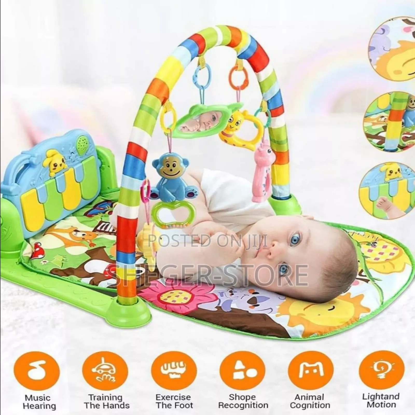 Toddler's Piano Rack ( የጨቅላ ህፃናት መጫወቻ እጅና እግራቸውን የሚያፍታታ የሚያጠነክር)