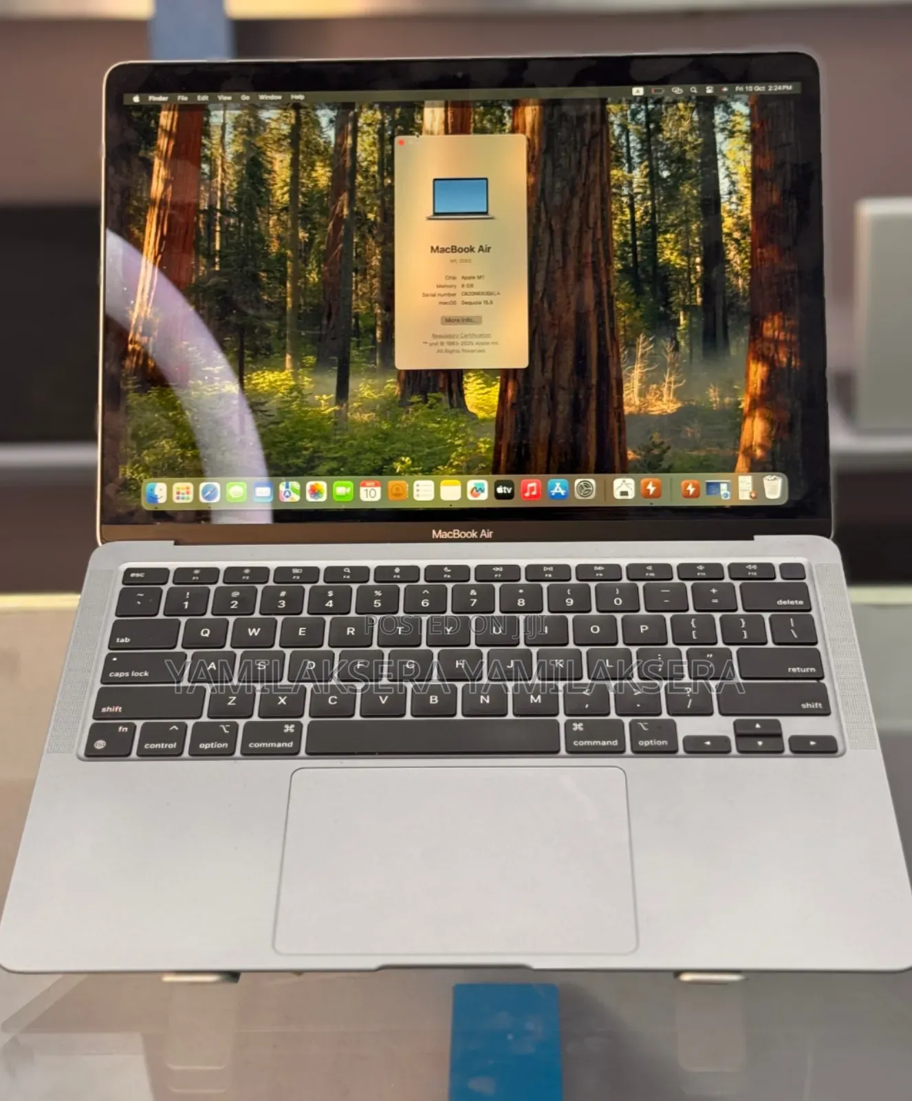 New Laptop Apple MacBook Air 2020 M1 8GB Apple M1 SSD 256GB