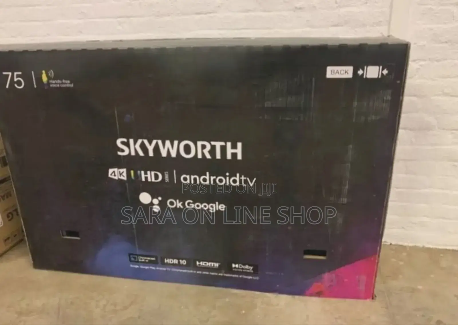 Sky Worth 75" Uhd Google Tv New 2025