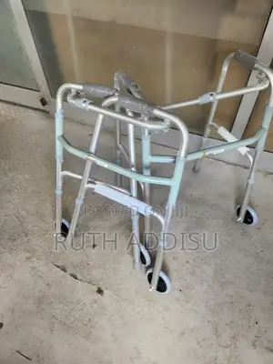 Photo - Foldable Stainless Walker朱雀brand New Walker朱槿almunium Walker New