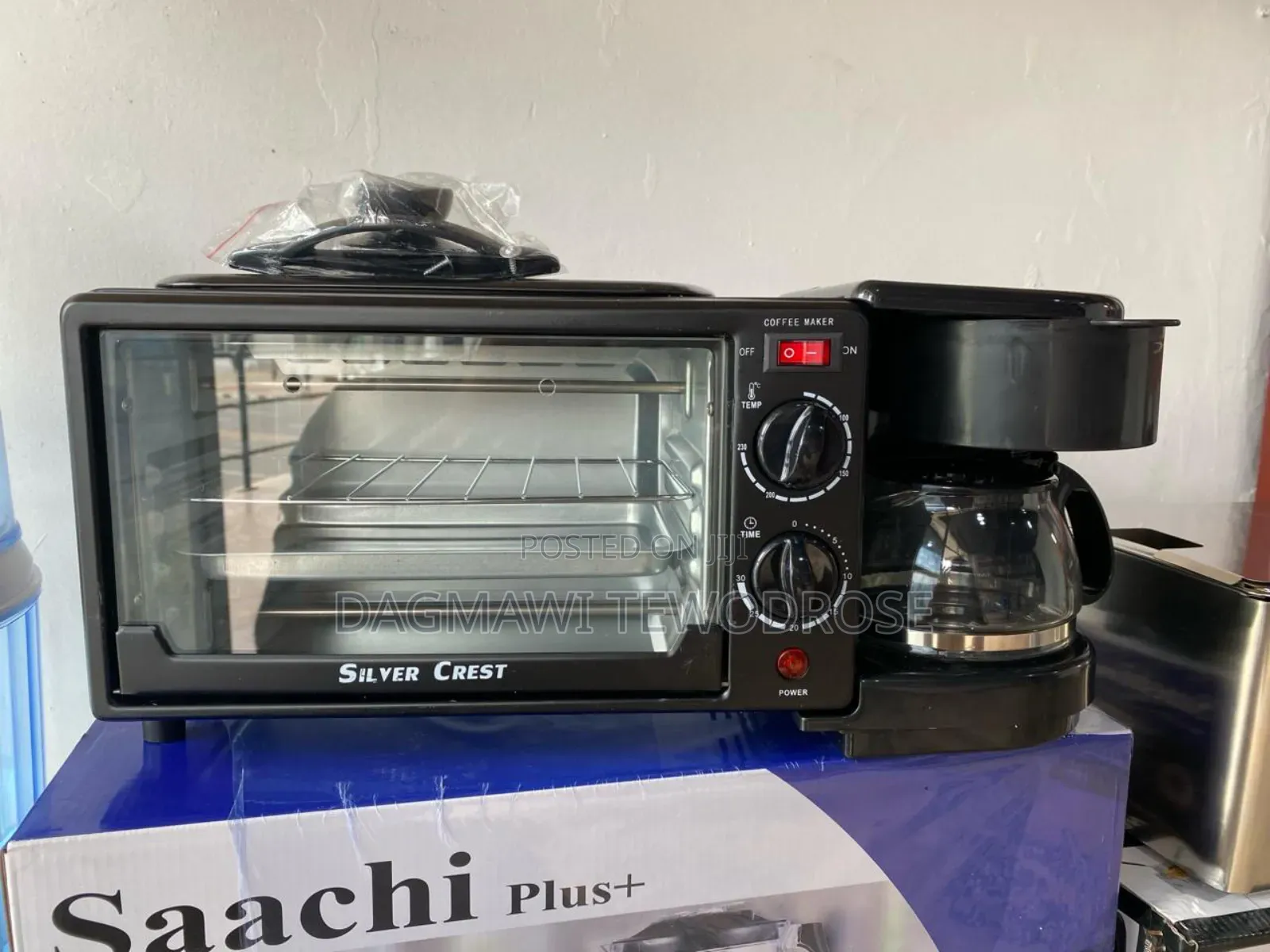 Silver Crest 3-in-1 Breakfast Maker – Oven, Coffee Maker Frying Pan!