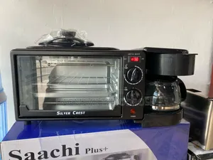 Photo - Silver Crest 3-in-1 Breakfast Maker – Oven, Coffee Maker Frying Pan!