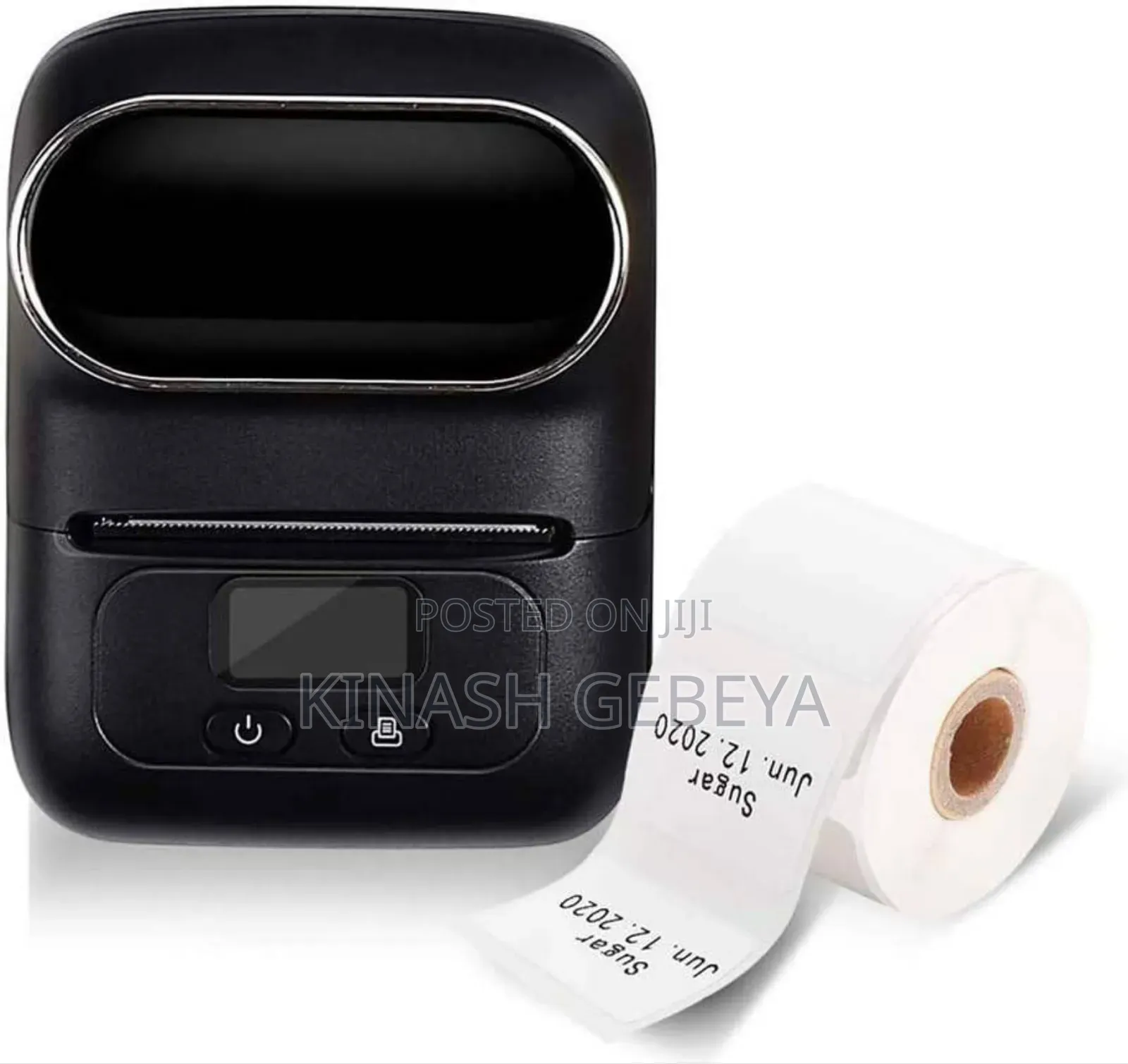 5pcs Label Printer Sticker Paper(40×30mm Roll Paper Each)