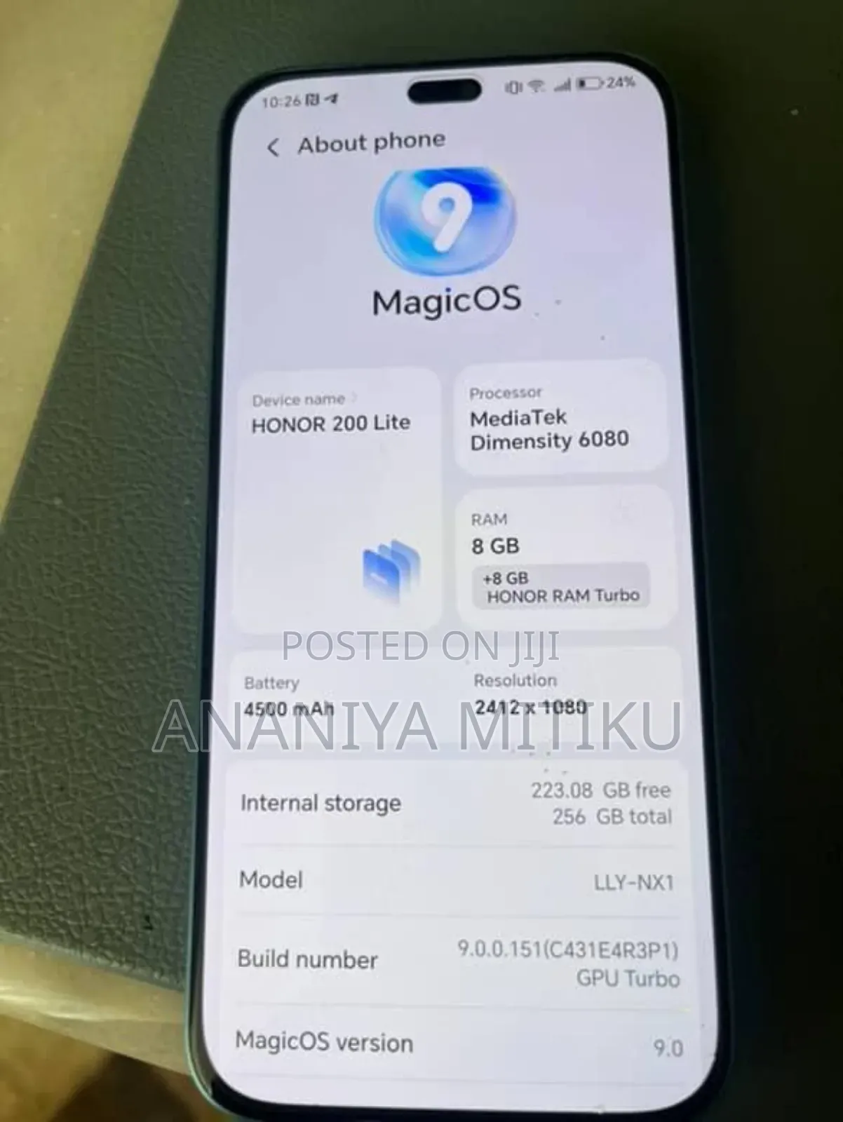 New Honor 200 Lite 12 GB Green