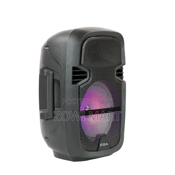 Maxx 8′′ Party Power Speaker – Wired Mic + Remote, 1200w Pmpo