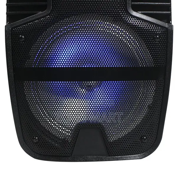 Maxx 8′′ Party Power Speaker – Wired Mic + Remote, 1200w Pmpo