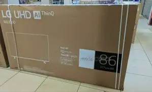 Lg 86" Smart Tv New 2025 10 Years Warrnty