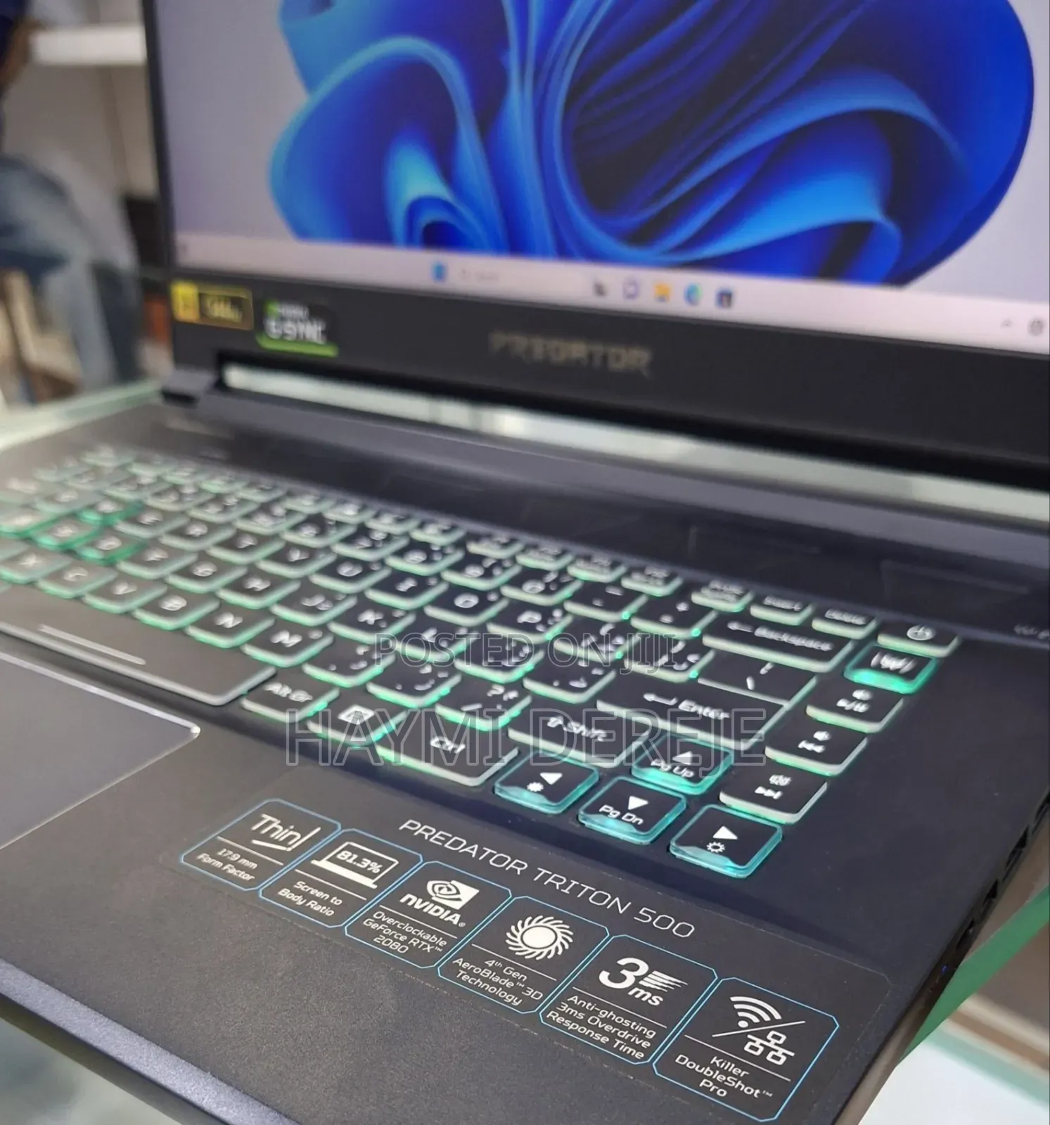 New Laptop Acer Predator Helios 300 16GB Intel Core I7 SSD 1T