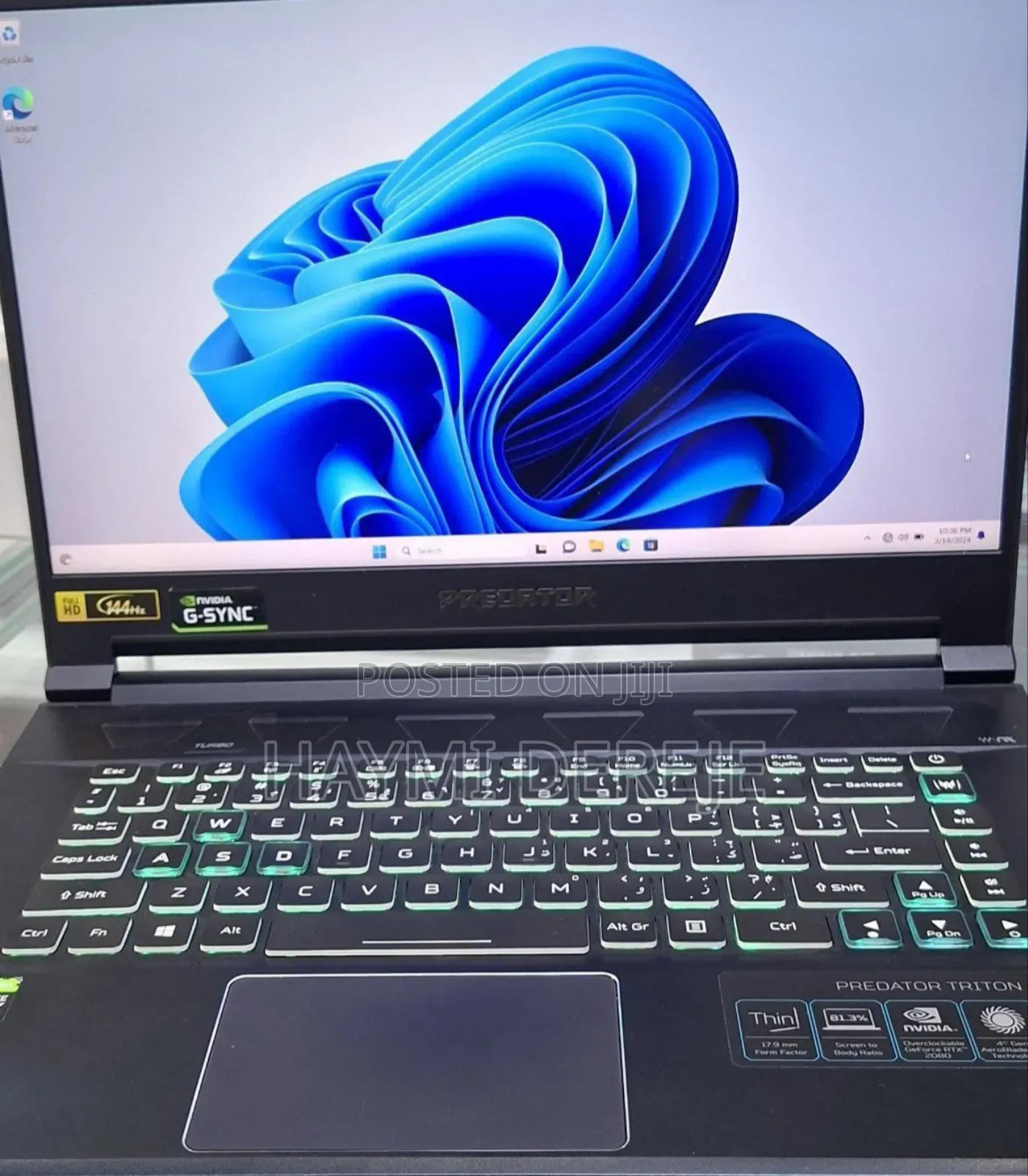 New Laptop Acer Predator Helios 300 16GB Intel Core I7 SSD 1T