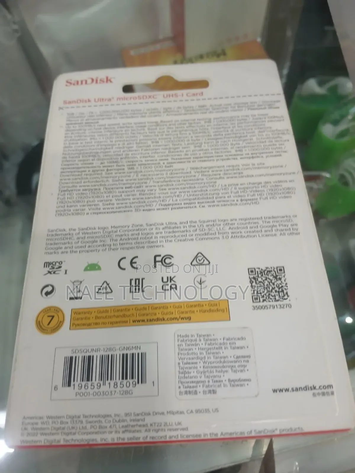 Memory Card 128gb/100