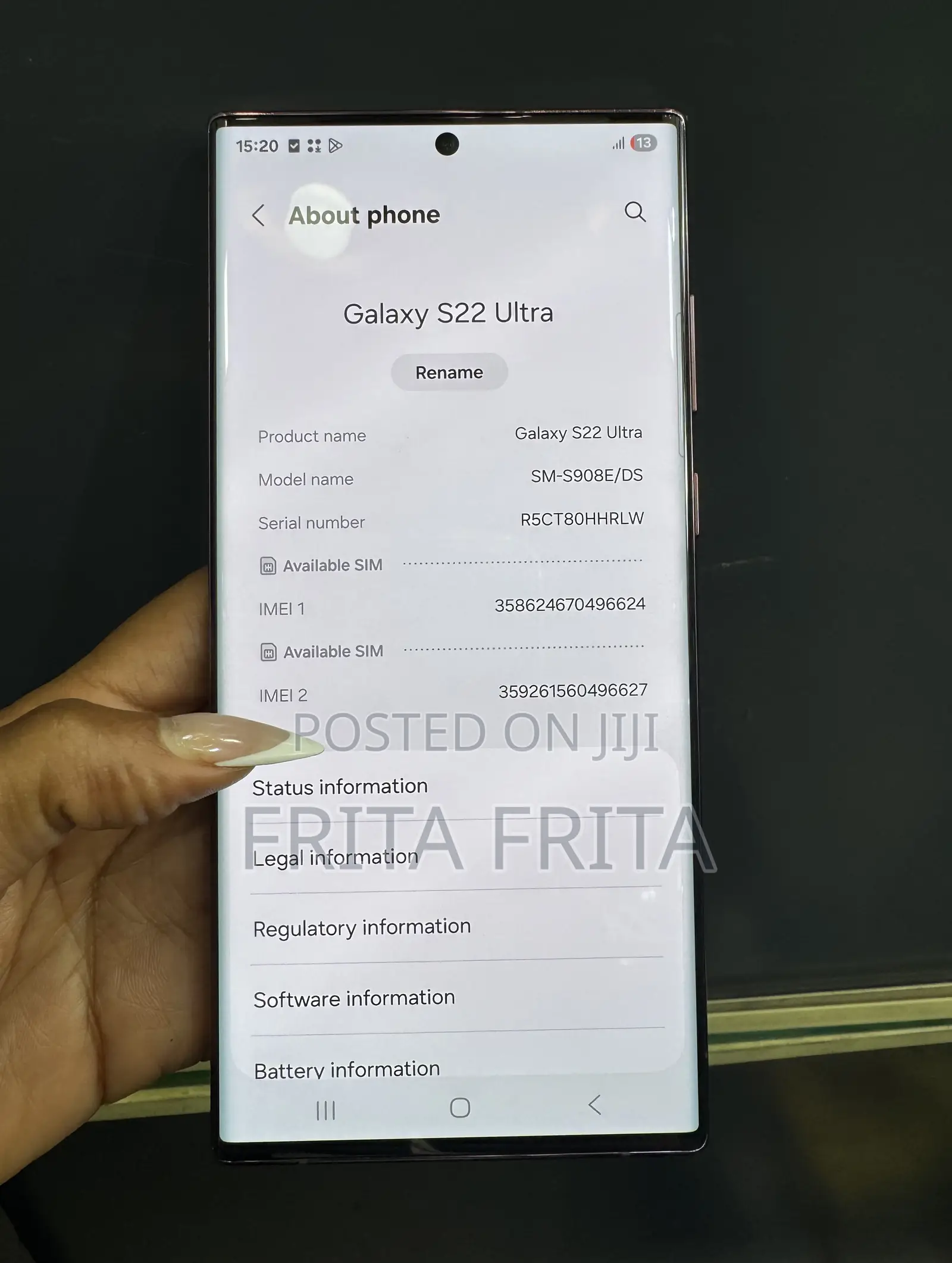 Samsung Galaxy S22 Ultra 512 GB Red