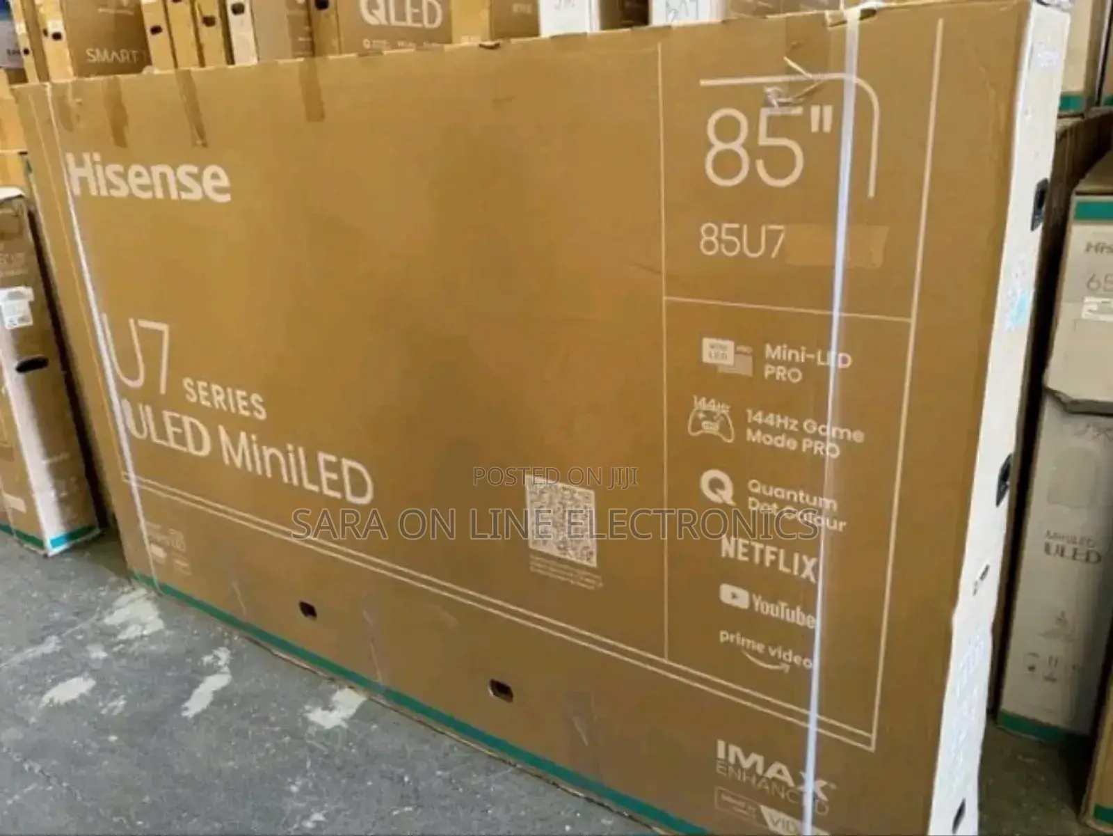 Hisence 85" U7 Series U-Led Mini Led Tv 10 Years Warranty F