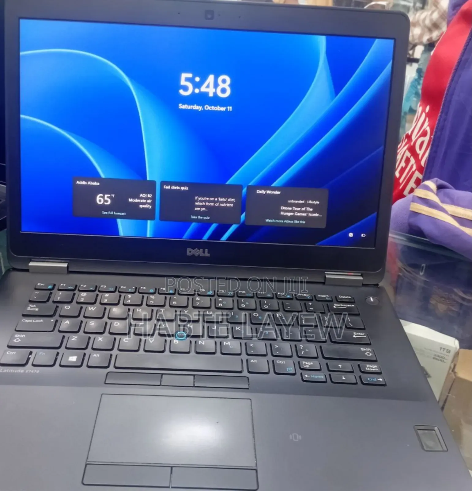 New Laptop Dell Latitude E7470 8GB Intel Core I7 SSD 512GB