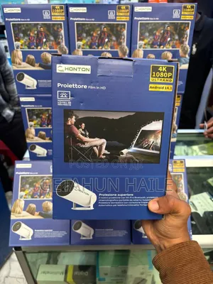 Ultra Hd Android Mini Projector (Hanton Hy300 Mini Smart Projector)