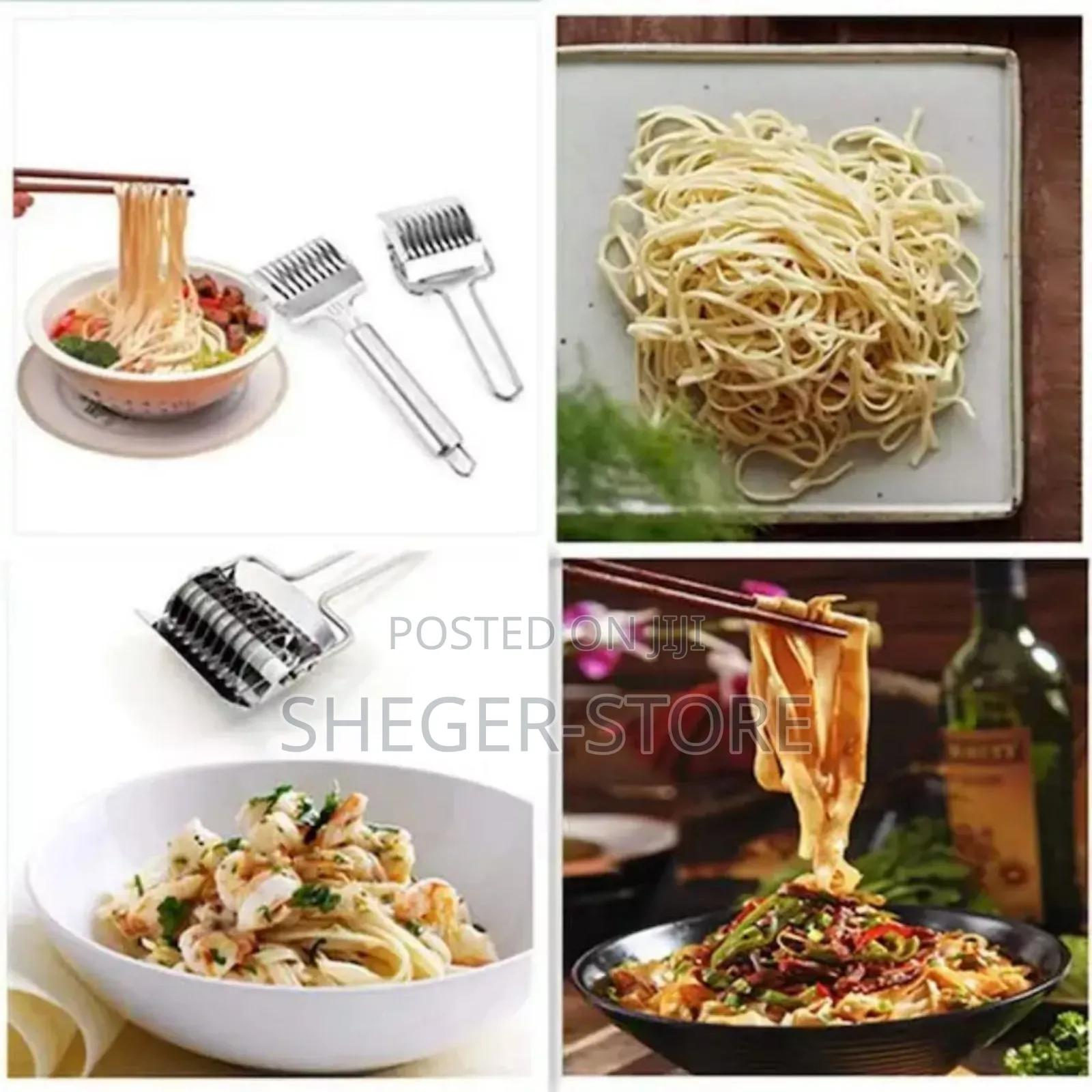Orginal Pasta and Noodles Cutter (የቴላቲሊ ፓስታ እና የተለያዪ ኖድልሰ ምግቦችን መቁረጪያ)