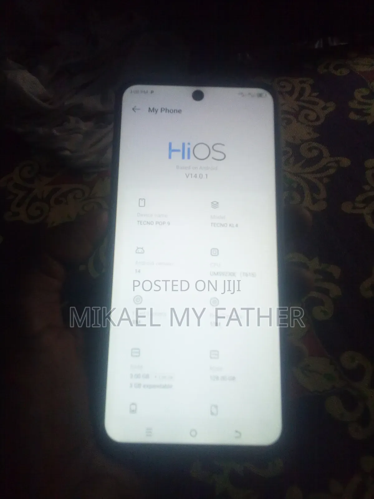 Tecno Pop 8 128 GB Gray