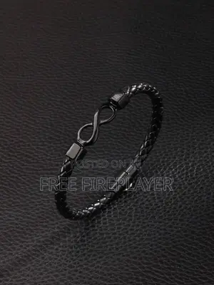 Photo - Men’S Pu Leather Bracelet With Stainless Steel Buckle