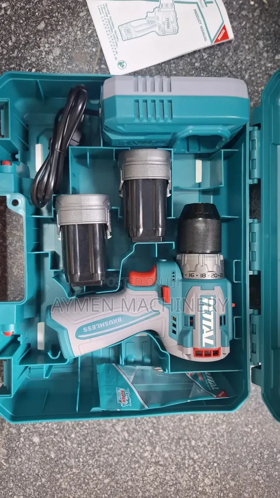 Total 16v Brushless Drill 13mm