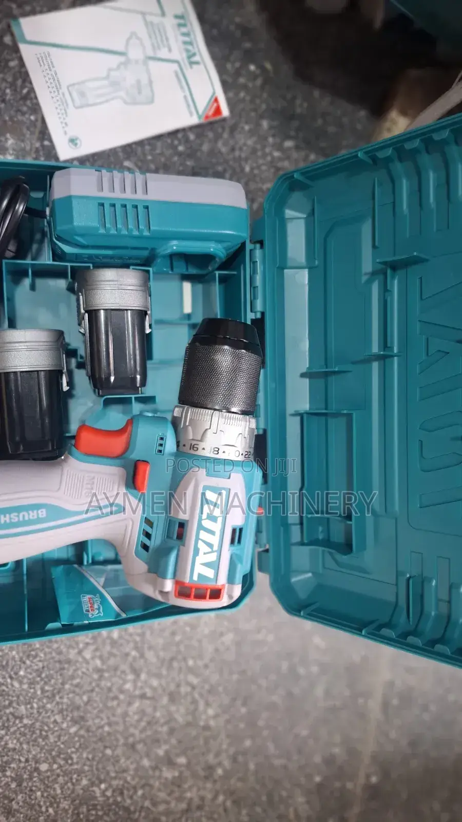 Total 16v Brushless Drill 13mm