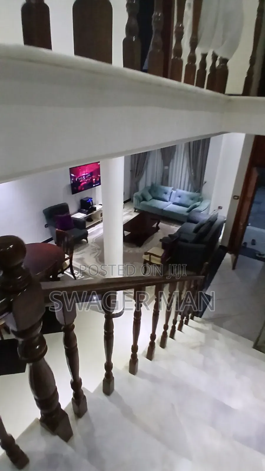 Furnished 5bdrm Townhouse/Terrace in Tafo Sheger, Yeka for sale